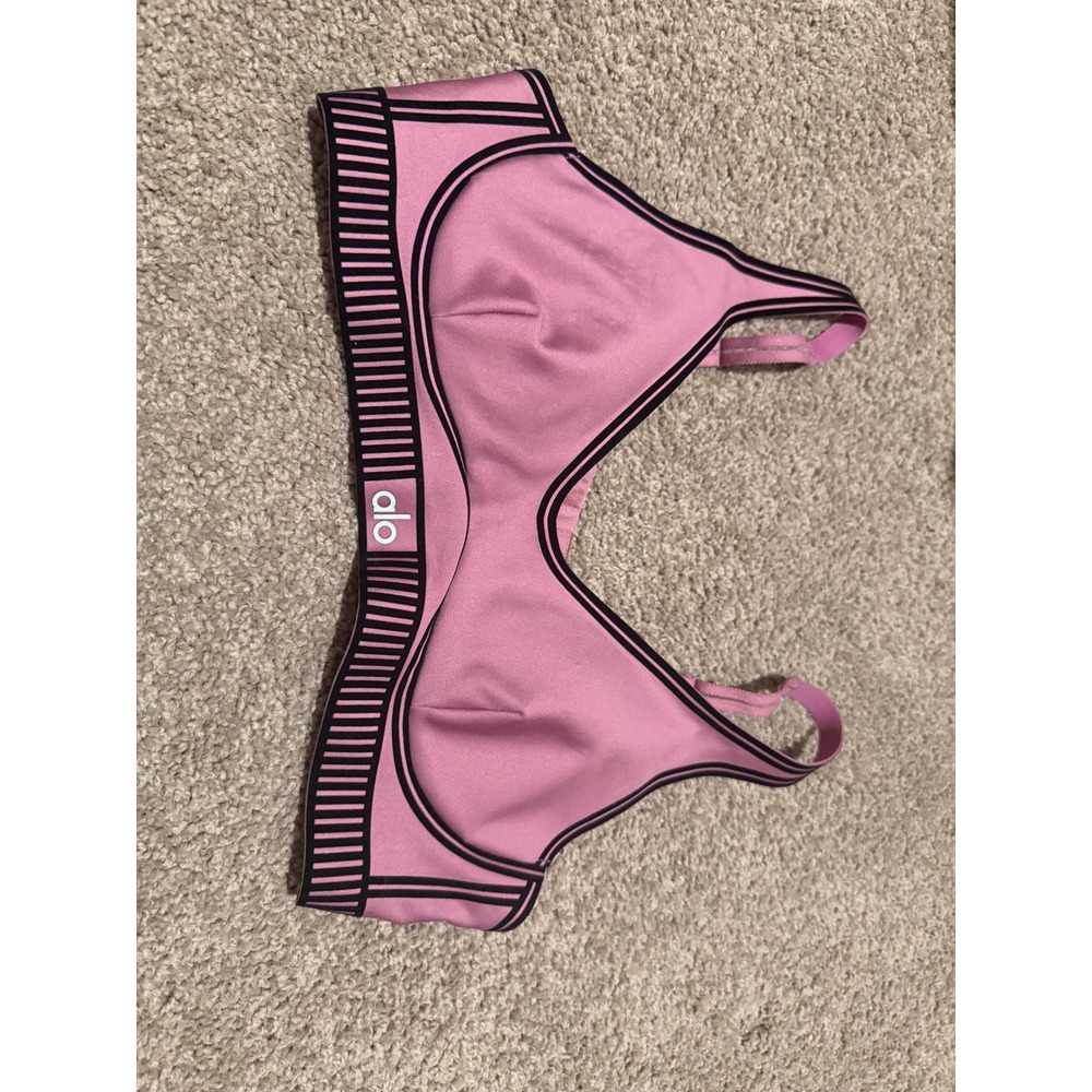 Alo Airlift Line Up Bra - Rose Medium